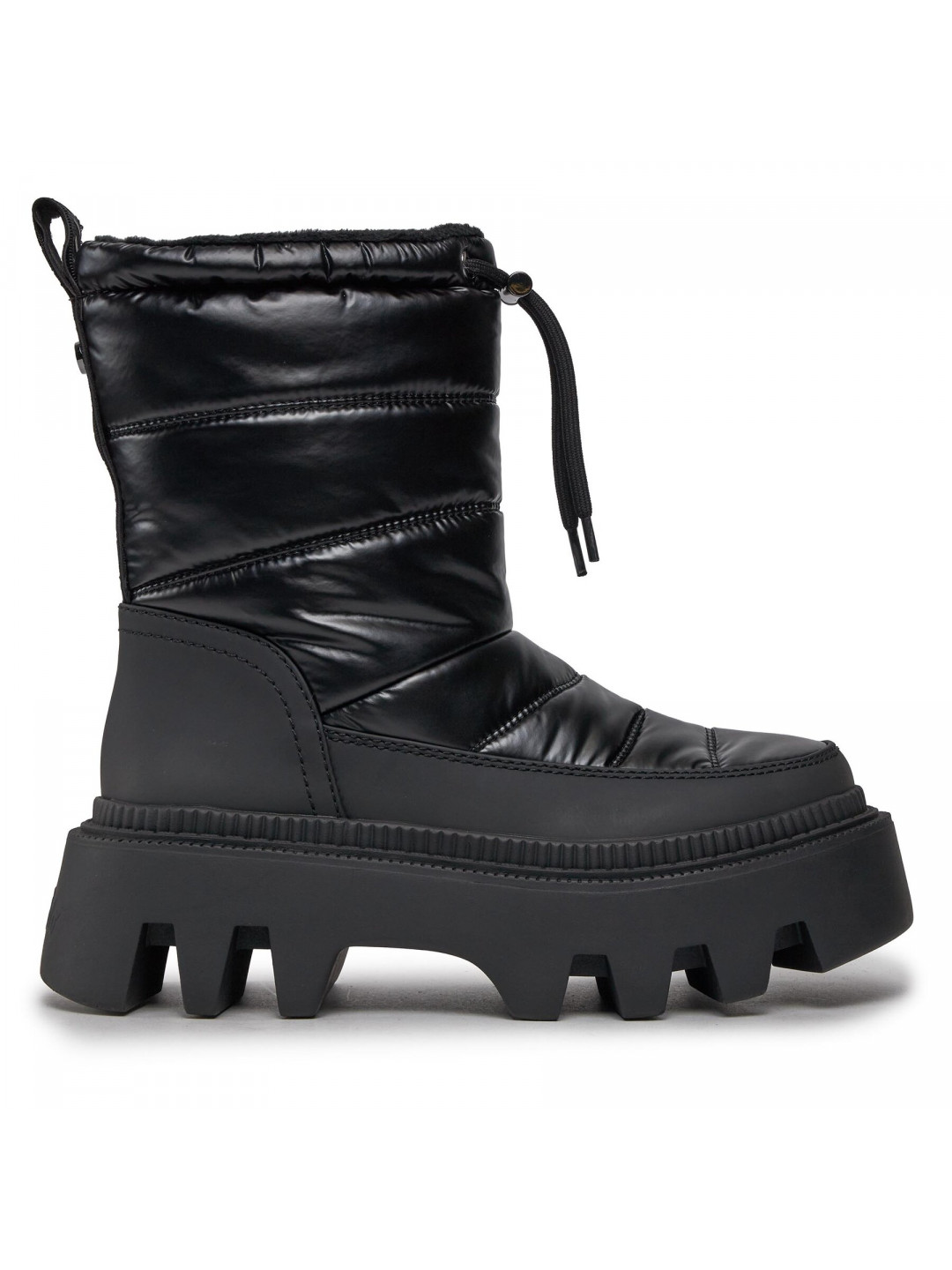 Polokozačky Buffalo Flora Puffer Boot 1622359 Černá